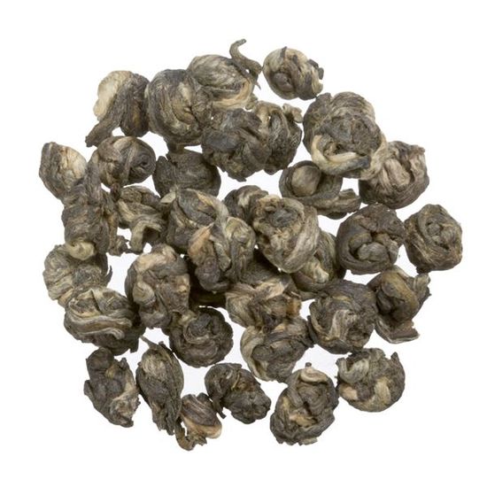 Jasmine Pearl loose leaf green tea
Jasmine Pearl loose leaf green tea