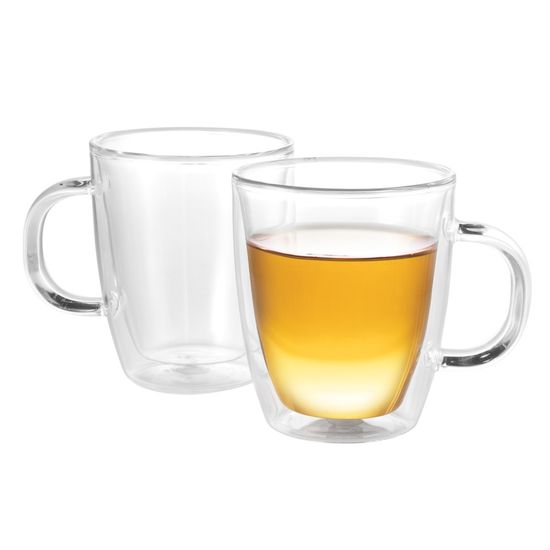 Pavina Double Wall Glass Bistro Mug (set of 2)
Pavina Double Wall Glass Bistro Mug (set of 2)