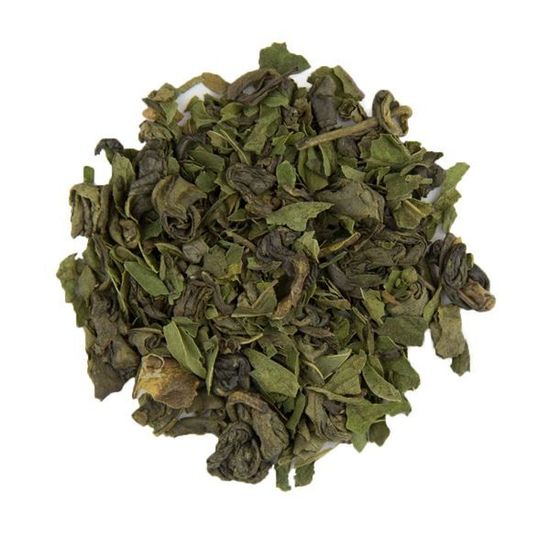 Mint loose leaf green tea
