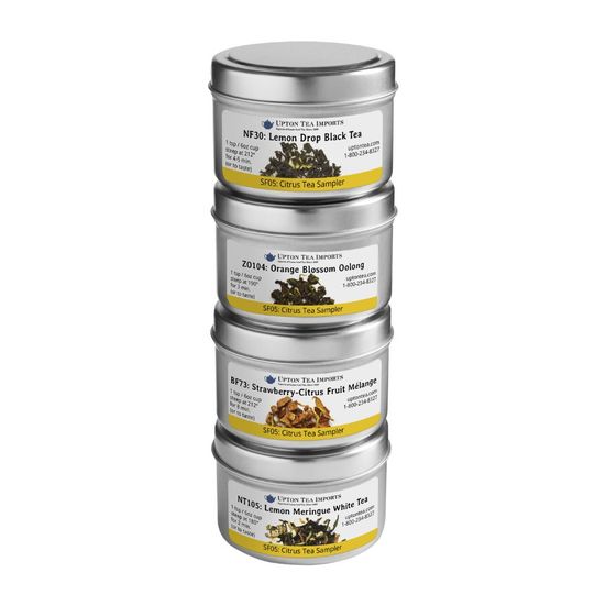 loose leaf citrus teas sampler set
