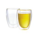 Pavina Double Wall Glass Cups, 12 oz. (Set of 2)
